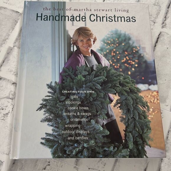 1995 Vintage MARTHA STEWART Living Handmade Christmas Best of Book EUC Hardcover - Picture 1 of 16
